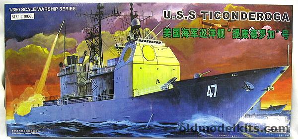 MiniHobby 1/350 USS Ticonderoga (DML Molds), 80701 plastic model kit